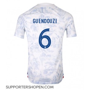 Frankrike Matteo Guendouzi #6 Borta Matchtröja VM 2022 Kortärmad